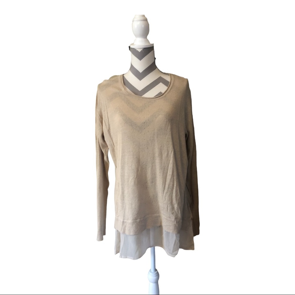 LANE BRYANT BEIGE SWEATER